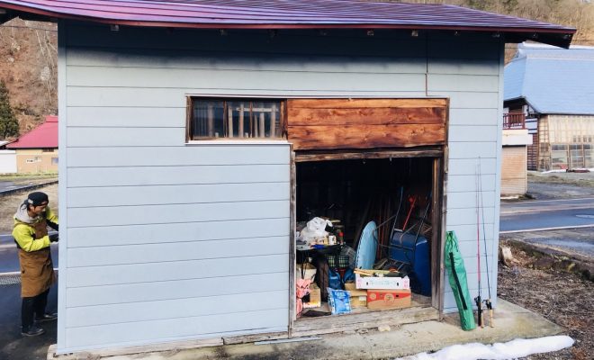 作業効率化に期待大 ホコリまみれの小屋掃除