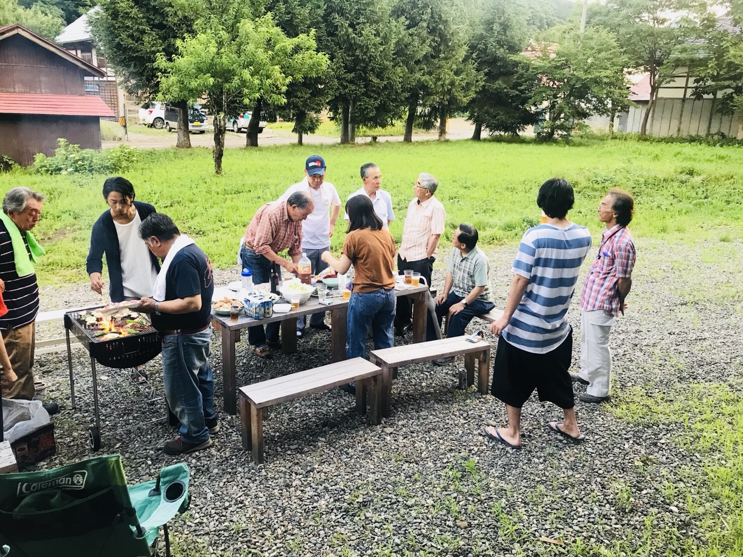 SHARE BASE 昭和村でBBQ