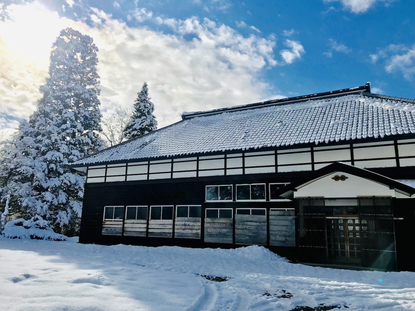 昭和村の冬