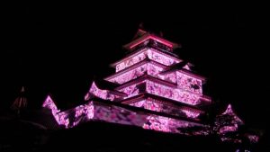 会津若松の鶴ヶ城でプロジェクションマッピング「はるか2019」今年も開催！