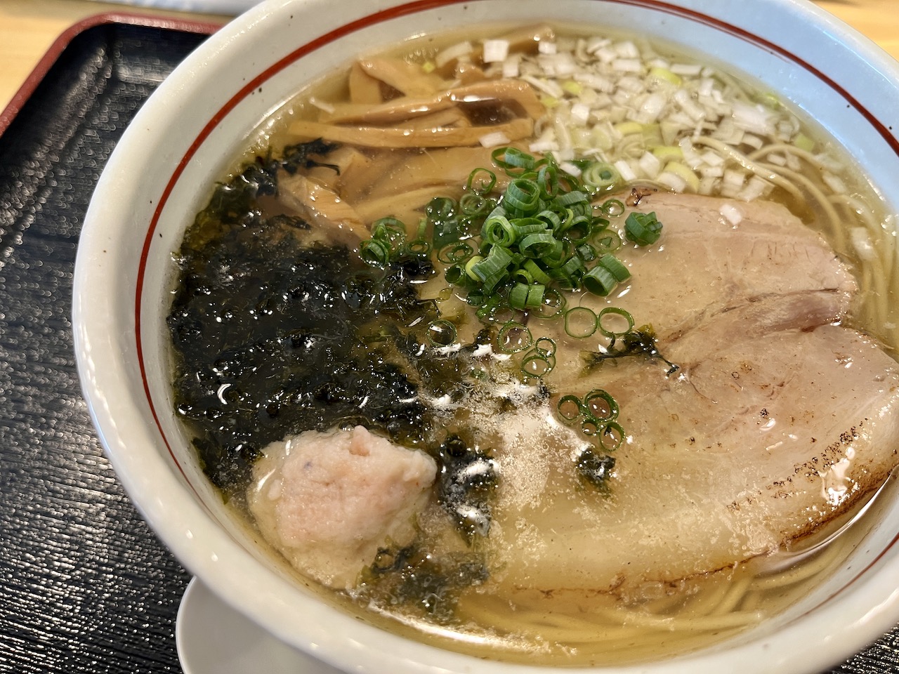 福島市自家製麺まつお塩ラーメン