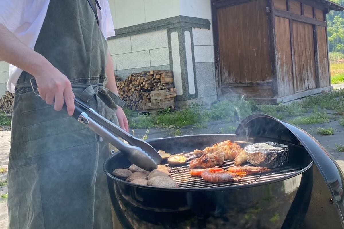 SHARE BASE 昭和村でBBQ