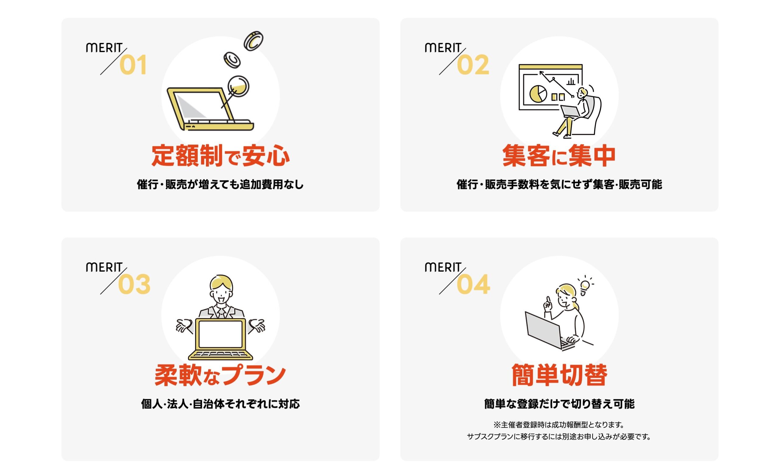 月額定額で安心して使える「サブスクリプションプラン」が新登場