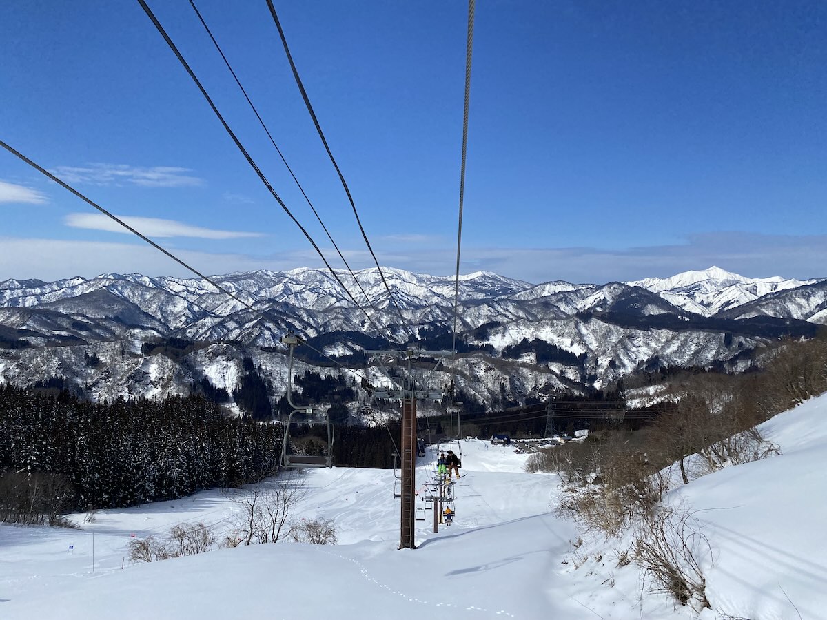 リフトからの景色は圧巻！